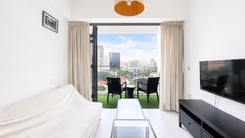 Adria, 12 Derbyshire Road, 2 Bedrooms, 689 sqft, Condominium For Sale, by Chan Hwee Tze, 500205738 - Living Room - PropertyGuru.com.sg
