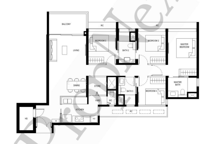 Lentor Hills Residences, Lentor Hills Road (Parcel A), Ang Mo Kio, 4 Bedrooms, 1,346 sqft, Apartment For Sale, by Elena Ng, 500205760 - PropertyGuru.com.sg