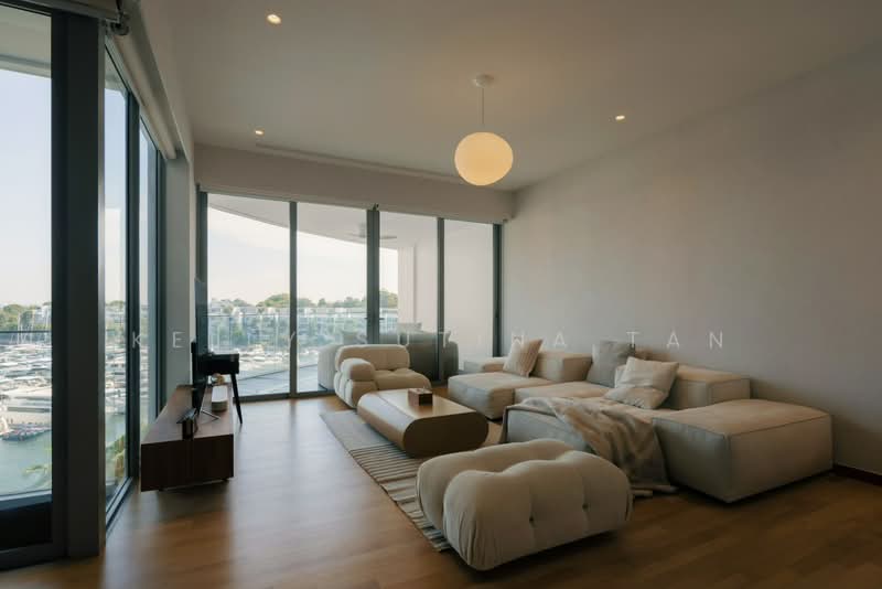The Oceanfront @ Sentosa Cove, , 3 Bedrooms, 1,711 sqft, Condominium For Sale, by Kelly Sutina Tan, 500205798 - Living Room - PropertyGuru.com.sg