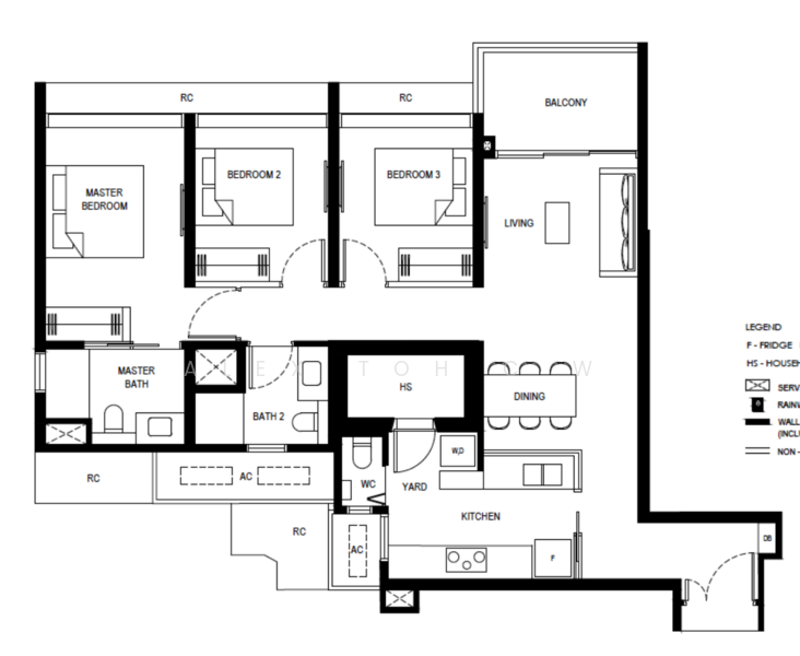 Lentor Hills Residences, Lentor Hills Road (Parcel A), Ang Mo Kio, 3 Bedrooms, 1,119 sqft, Apartment For Sale, by Alex Toh C W, 500205807 - PropertyGuru.com.sg