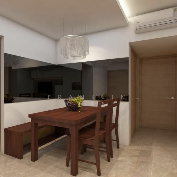 Skies Miltonia, 21 Miltonia Close, 2 Bedrooms, 743 sqft, Condominium For Rent, by Franklin Chan, 500205847 - Dining Room - PropertyGuru.com.sg