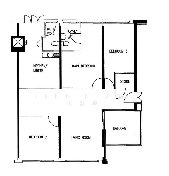 Next to Pasir Ris Town Park And MRT For Rent, Pasir Ris Dr 6, 3 Bedrooms, 1,108 sqft, HDB Flat For Rent, by Rennie Goh 吴蕊玲, 500205940 - PropertyGuru.com.sg