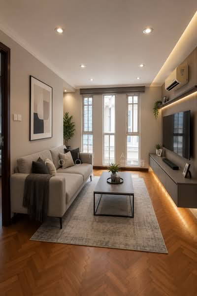 🌟🏡 Rare 8m Wide Frontage Tai Keng Garden Corner Terrace, , 5 Bedrooms, 3,920 sqft, Corner Terrace For Sale, by Linda Foo 符雪梅, 500205958 - Digitally enhanced 2nd floor Family Room - PropertyGuru.com.sg