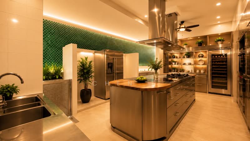 💎SSProperty💎Extensive Variety of Good Class Bungalows, Old Holland Road, 9 Bedrooms, 12,000 sqft, Good Class Bungalow For Rent, by CHEN ., 500205977 - Kitchen - PropertyGuru.com.sg