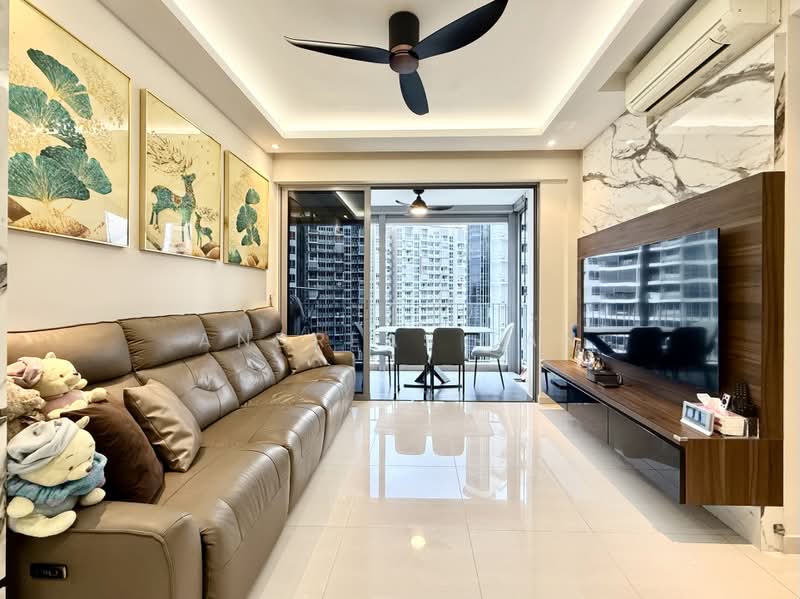 High Park Residences, 27 Fernvale Road, 4 Bedrooms, 1,367 sqft, Condominium For Sale, by Andreas Tan, 500205985 - Living Room - PropertyGuru.com.sg