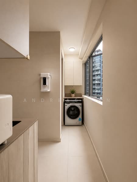 High Park Residences, 27 Fernvale Road, 4 Bedrooms, 1,367 sqft, Condominium For Sale, by Andreas Tan, 500205985 - Kitchen Yard - PropertyGuru.com.sg