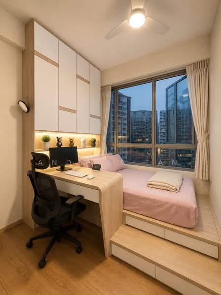 High Park Residences, 27 Fernvale Road, 4 Bedrooms, 1,367 sqft, Condominium For Sale, by Andreas Tan, 500205985 - Bedroom 2 - PropertyGuru.com.sg