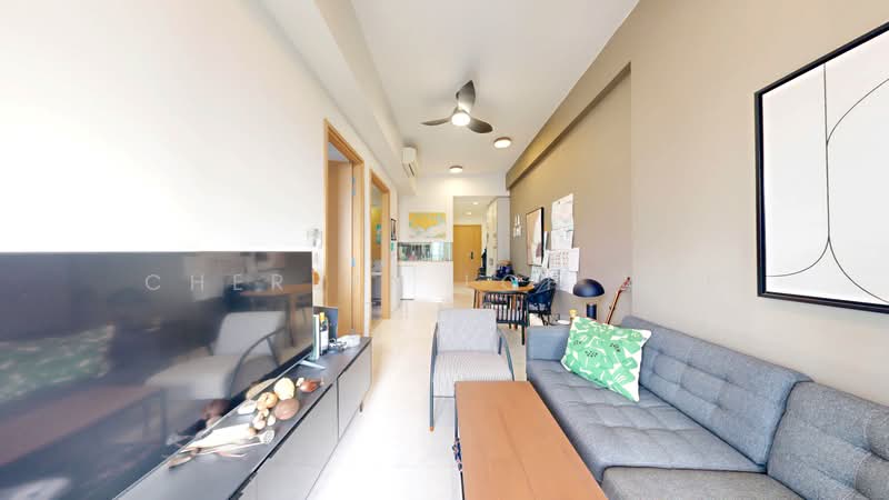 Nyon, 12 Amber Road, 2 Bedrooms, 721 sqft, Condominium For Rent, by Cherlyn Loh Xue Ting, 500205986 - Living Room - PropertyGuru.com.sg