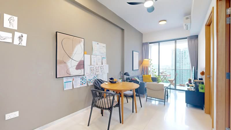 Nyon, 12 Amber Road, 2 Bedrooms, 721 sqft, Condominium For Rent, by Cherlyn Loh Xue Ting, 500205986 - Living Room - PropertyGuru.com.sg