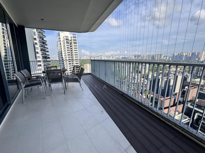 d'Leedon (Former Farrer Court), 13 Leedon Heights, 4 Bedrooms, 2,217 sqft, Condominium For Rent, by Ben XIA 夏天鹏, 500206075 - Balcony - PropertyGuru.com.sg