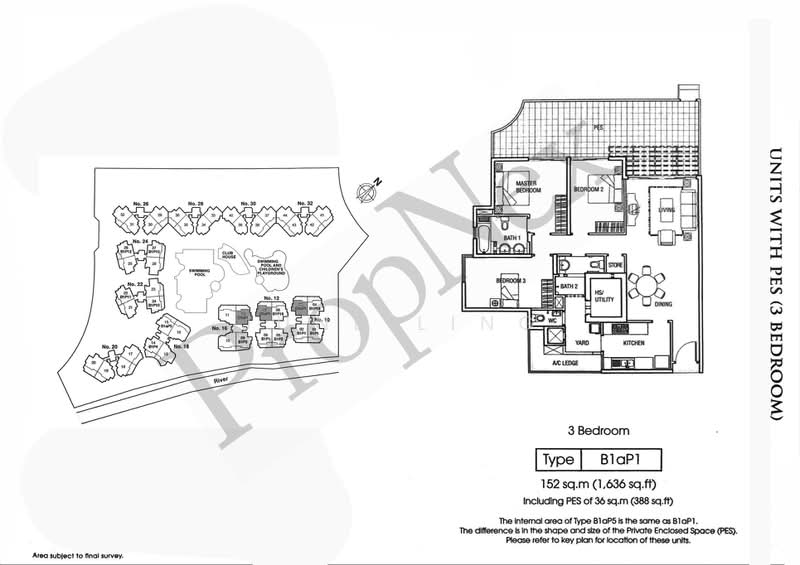 Rio Vista, 12 Upper Serangoon View, 3 Bedrooms, 1,636 sqft, Condominium For Sale, by June Ling, 500206146 - PropertyGuru.com.sg