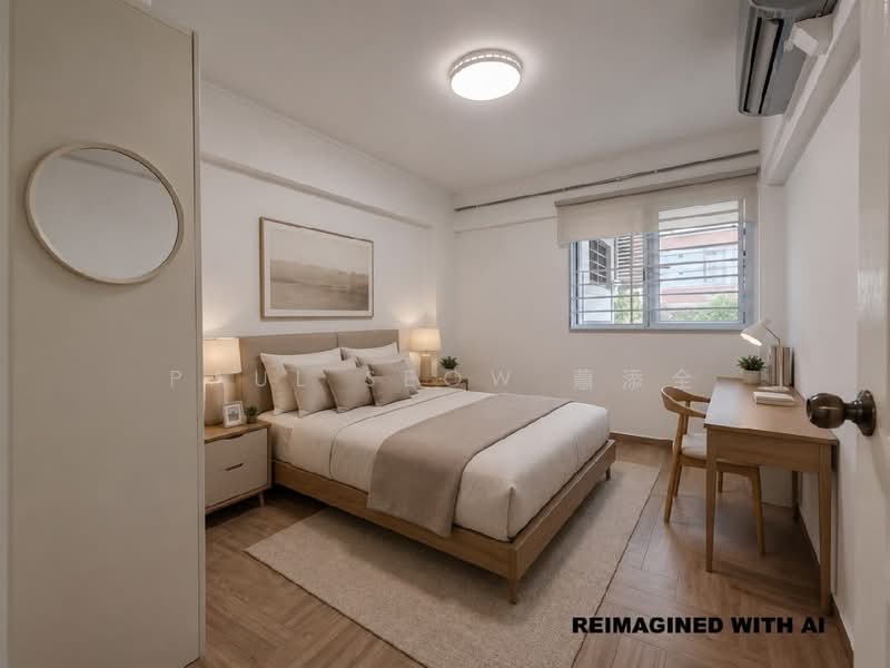 177 Bishan Street 13, 177 Bishan Street 13, 3 Bedrooms, 893 sqft, HDB Flat For Sale, by Paul Seow 蕭添全, 500206148 - Bedroom 2 AI - PropertyGuru.com.sg