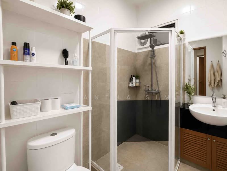 Hillcrest Arcadia, 251 Arcadia Road, 2 Bedrooms, 1,248 sqft, Condominium For Sale, by Samantha Sim, 500206180 - Master Bathroom - PropertyGuru.com.sg