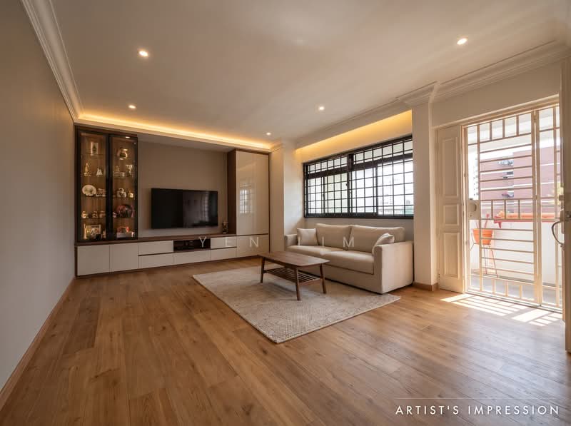 3A Holland Close, 3A Holland Close, 3 Bedrooms, 1,141 sqft, HDB Flat For Sale, by Yen Lim, 500206308 - Living Room - PropertyGuru.com.sg