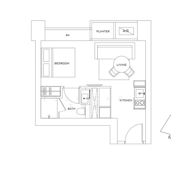 Skysuites @ Anson, 8 Enggor Street, 1 Bedroom, 366 sqft, Condominium For Rent, by Eddy Ong 王握澐, 500206440 - PropertyGuru.com.sg