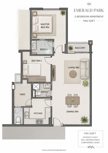 Emerald Park, 6 Indus Road, 2 Bedrooms, 947 sqft, Condominium For Sale, by Eirene Phua, 500206473 - PropertyGuru.com.sg