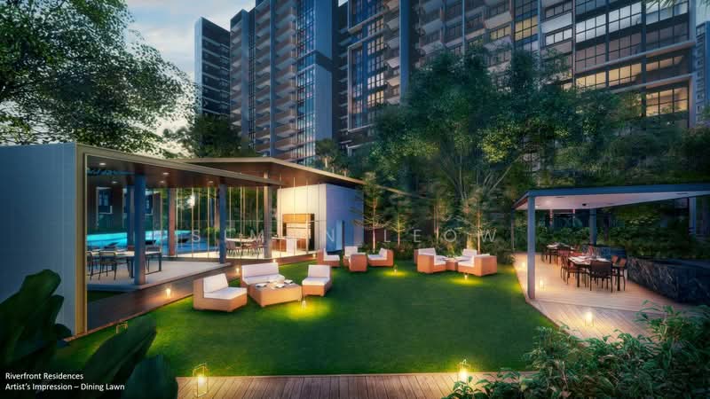 Riverfront Residences, 41 Hougang Avenue 7, 2 Bedrooms, 721 sqft, Condominium For Sale, by Simon Leow, 500206489 - Exterior - PropertyGuru.com.sg