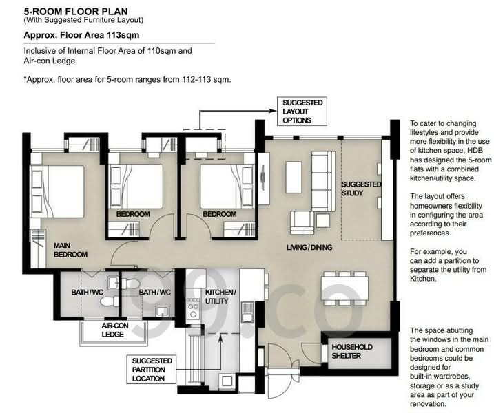 306B Tengah Drive, , Room Rental, 150 sqft, HDB Flat For Rent, by John Cheong, 500206554 - PropertyGuru.com.sg