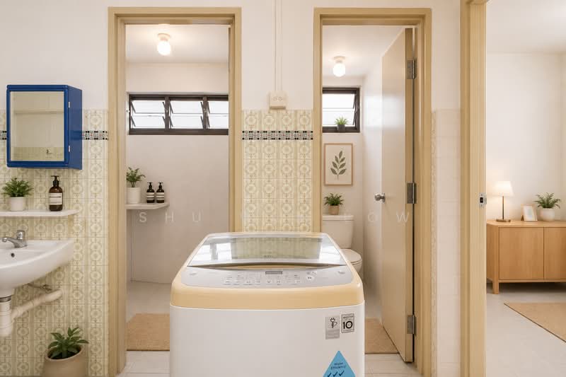 15 Marsiling Lane, 15 Marsiling Lane, 2 Bedrooms, 700 sqft, HDB Flat For Sale, by Shu Wen Low, 500206558 - Bathroom - PropertyGuru.com.sg