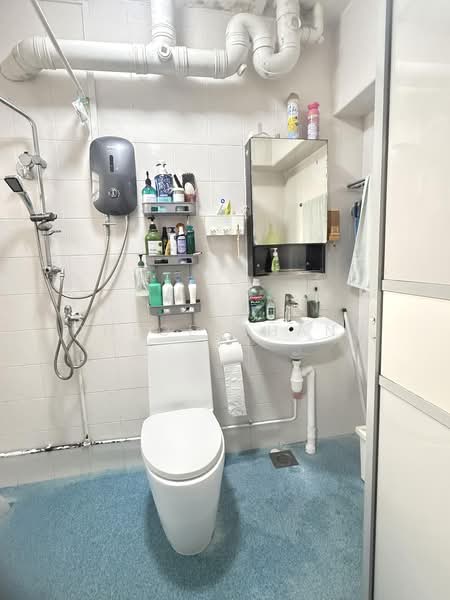 123E Rivervale Drive, 123E Rivervale Drive, 3 Bedrooms, 1,237 sqft, HDB Flat For Sale, by Chloe Chang, 500206577 - Bathroom - PropertyGuru.com.sg