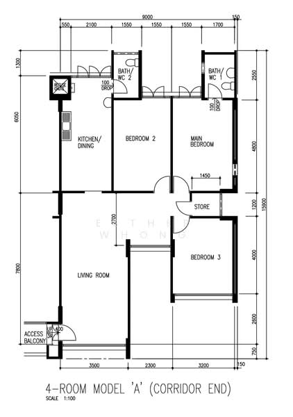 524 Hougang Avenue 6, 524 Hougang Avenue 6, 3 Bedrooms, 1,130 sqft, HDB Flat For Sale, by Esther Whong, 500206612 - PropertyGuru.com.sg