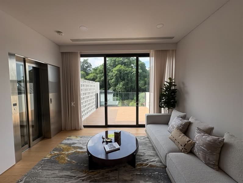 Opposite Botanic Garden brand new corner terrace house for sale, , 6 Bedrooms, 7,898 sqft, Corner Terrace For Sale, by King Kong, 500206616 - Living Room - PropertyGuru.com.sg