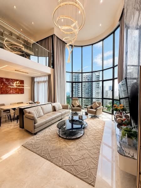 Amber Skye, 8 Amber Road, 4 Bedrooms, 4,101 sqft, Apartment For Rent, by Bobby Lu, 500206678 - Living Room - PropertyGuru.com.sg