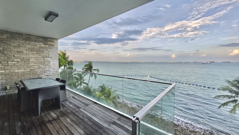 The Azure, 201 Ocean Drive, 3 Bedrooms, 1,743 sqft, Condominium For Sale, by Jac Ong, 500206679 - Balcony - PropertyGuru.com.sg