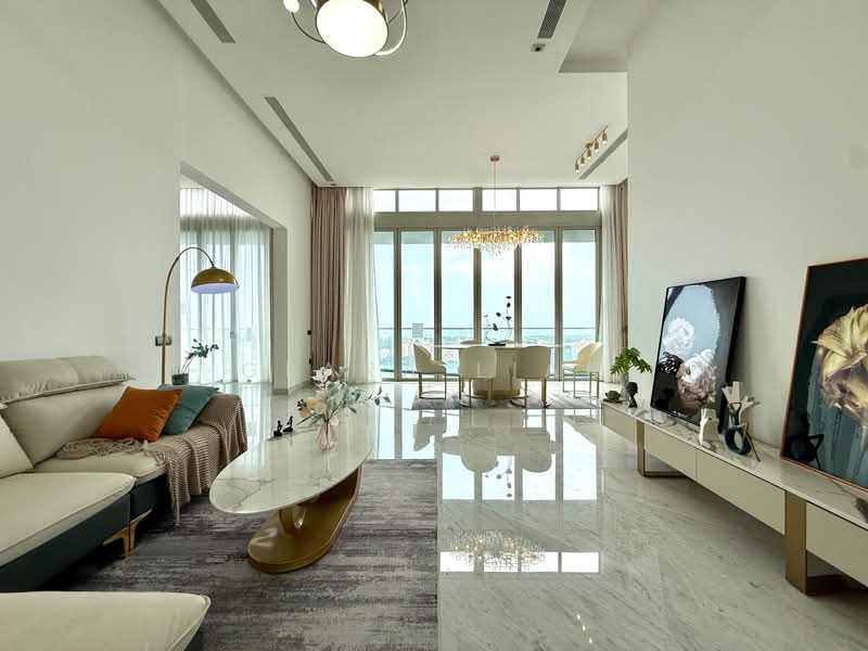 Kallang Riverside, 51 Kampong Bugis, 4 Bedrooms, 3,154 sqft, Condominium For Sale, by Clara Lian, 500206725 - Living Room - PropertyGuru.com.sg