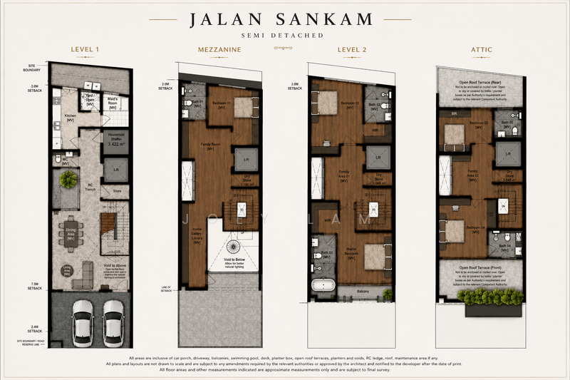 A BRAND NEW 3 STOREY INTERMEDIATE TERRACE WITH AN ATTIC AND LIFT, Sembawang / Yishun, 5 Bedrooms, 4,834 sqft, Terraced House For Sale, by Joey Lam, 500206761 - PropertyGuru.com.sg