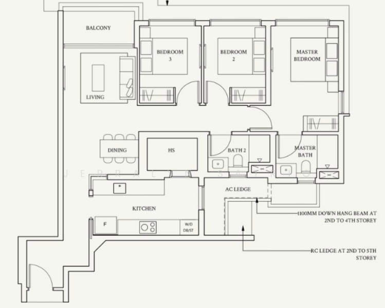 Watten House, 38 Shelford Road, 3 Bedrooms, 1,163 sqft, Condominium For Sale, by Jerralyn Satrio, 500206773 - PropertyGuru.com.sg