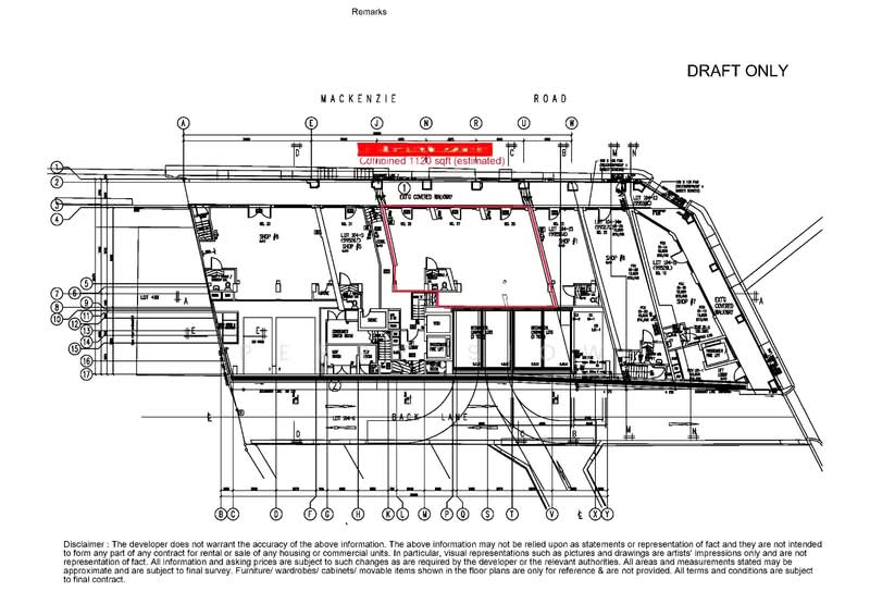 Prime Ground Floor F&B Space for Rent Near Little India MRT, Mackenzie Road, 1,120 sqft, Food & Beverage For Rent, by Perry Siow, 500206784 - Interior - CommercialGuru.com.sg