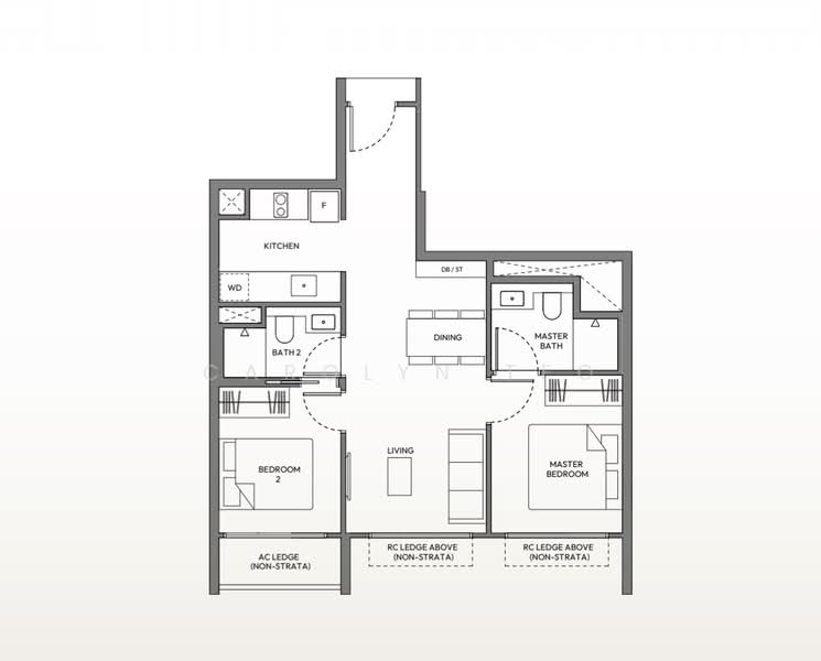 Amber House, 30 Amber Gardens, 2 Bedrooms, 635 sqft, Apartment For Sale, by Carolyn Teo, 500206811 - PropertyGuru.com.sg