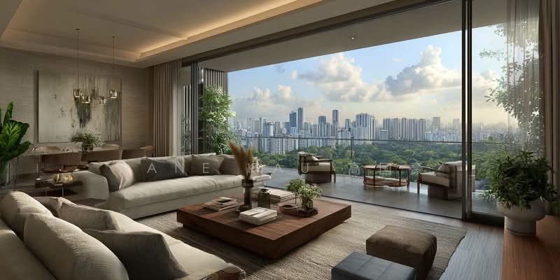 Lucerne Grand, Lakeside Drive, 3 Bedrooms, 870 sqft, Condominium For Sale, by Dane Kau 高国豪, 500206827 - Living Room - PropertyGuru.com.sg