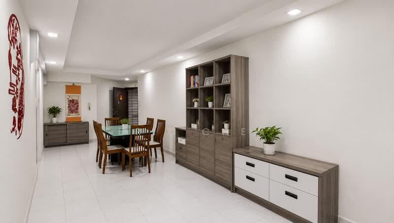 460 Choa Chu Kang Avenue 4, 460 Choa Chu Kang Avenue 4, Dairy Farm / Bukit Panjang / Choa Chu Kang, 3 Bedrooms, 1,108 sqft, HDB Flat For Sale, by Eric Chey, 500206856 - AI treatment - Dining Room - PropertyGuru.com.sg
