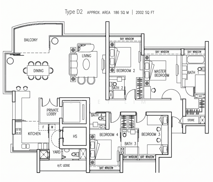 Park Infinia at Wee Nam, 6 Lincoln Road, 4 Bedrooms, 2,002 sqft, Condominium For Rent, by Jesley Lim, 500206872 - PropertyGuru.com.sg