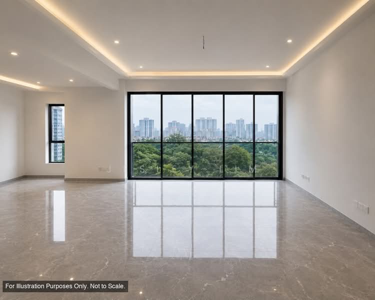 Park Infinia at Wee Nam, 6 Lincoln Road, 4 Bedrooms, 2,002 sqft, Condominium For Rent, by Jesley Lim, 500206872 - Living Room - PropertyGuru.com.sg