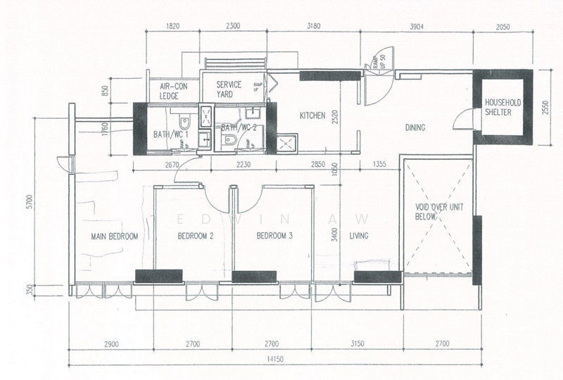 93 Dawson Road, 93 Dawson Road, Room Rental, 120 sqft, HDB Flat For Rent, by Edwin Aw, 500206883 - PropertyGuru.com.sg