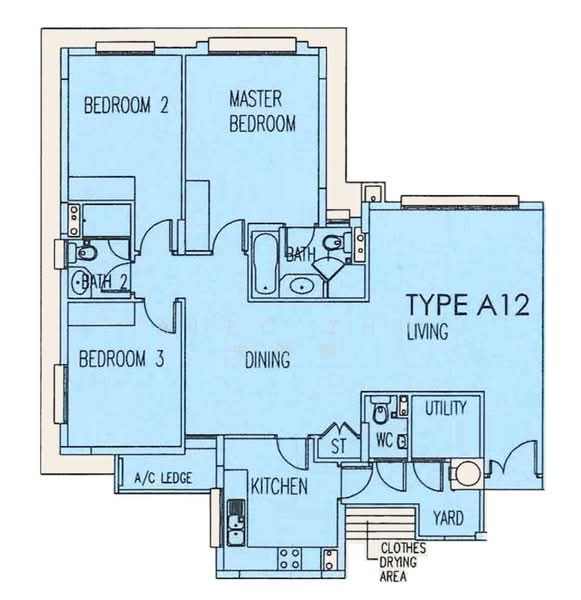 The Rivervale, 1 Rivervale Link, 3 Bedrooms, 1,302 sqft, Condominium For Rent, by Alec Zhu 朱傲寒, 500206892 - PropertyGuru.com.sg