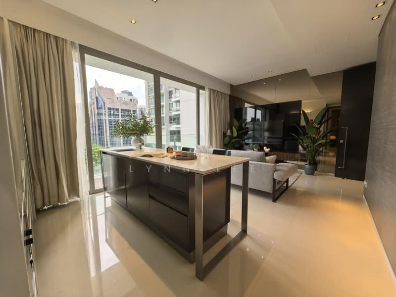 Scotts Square, 6 Scotts Road, 2 Bedrooms, 947 sqft, Condominium For Sale, by Lynn Lee, 500206947 - Living Room - PropertyGuru.com.sg