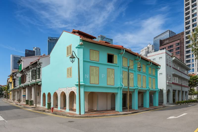 ☎️Rare Corner L1 F&B Space @ Amoy Street Vicinity | Excellent Frontage, , 1,055 sqft, Food & Beverage For Rent, by Sean Pang, 500206971 - Exterior - CommercialGuru.com.sg