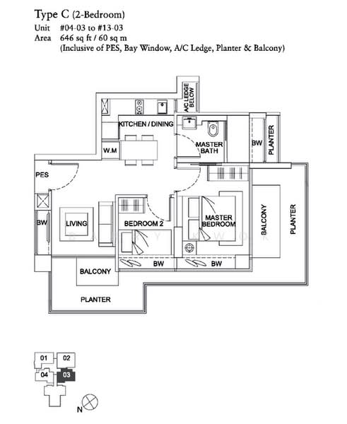 The Aristo, 23 Amber Road, 2 Bedrooms, 646 sqft, Apartment For Rent, by Barry Kwok, 500206988 - PropertyGuru.com.sg