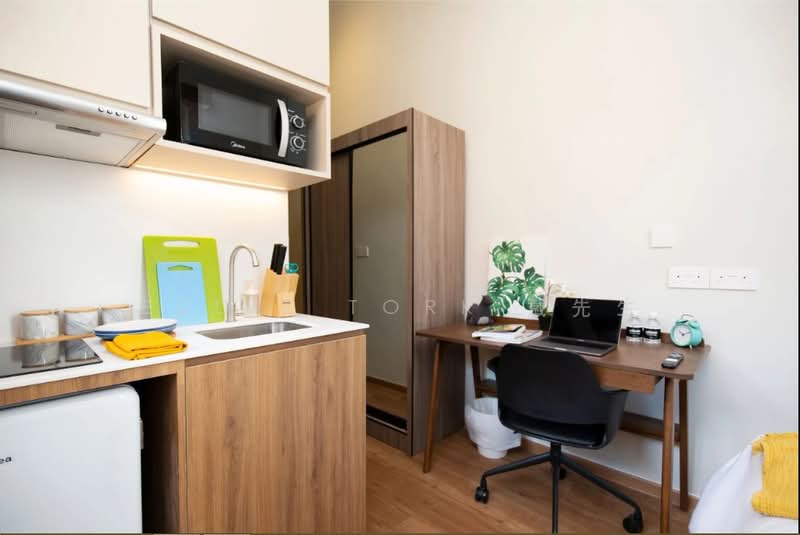 Coliwoo Lavender Collection | Heritage Co-Living Near 4 MRT Stations, , Studio, 230 sqft, Walk-up Apartment For Rent, by Eddie Tork 戴先生, 500207075 - Kitchen - PropertyGuru.com.sg