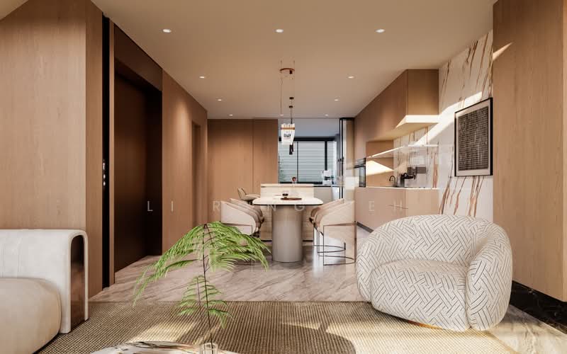 ❤️ $5.XM BRAND NEW! D15. TOP SOON!, Dafne Street / Aida Street / Dido Street / Norma Terrace / Fidelio, 5 Bedrooms, 4,262 sqft, Terraced House For Sale, by Li Rong Teh, 500207117 - Living Room - PropertyGuru.com.sg