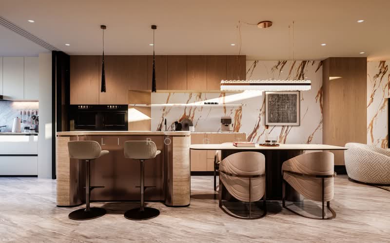 ❤️ $5.XM BRAND NEW! D15. TOP SOON!, Dafne Street / Aida Street / Dido Street / Norma Terrace / Fidelio, 5 Bedrooms, 4,262 sqft, Terraced House For Sale, by Li Rong Teh, 500207117 - Kitchen - PropertyGuru.com.sg