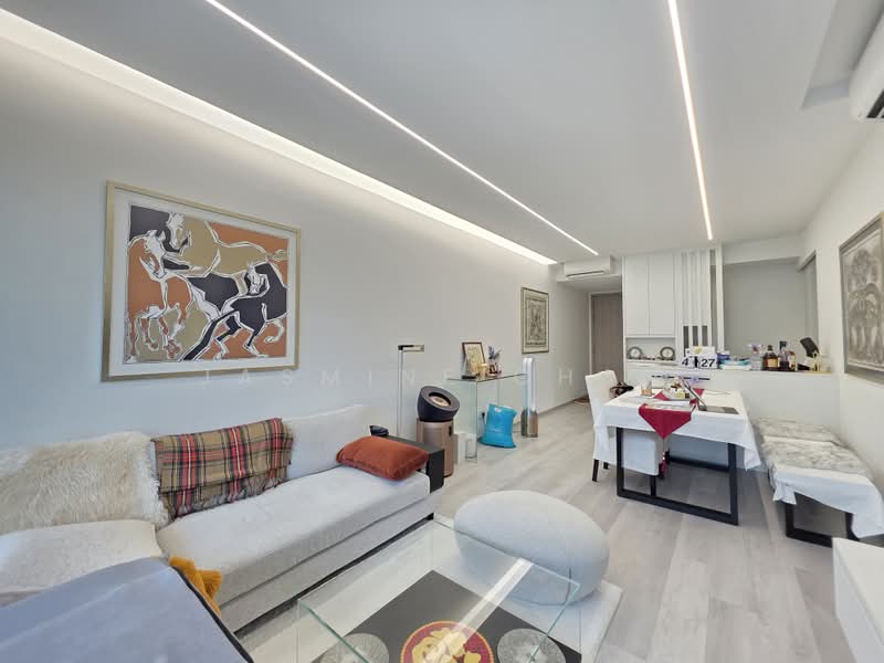 One Amber, 1 Amber Gardens, 2 Bedrooms, 958 sqft, Condominium For Sale, by Jasmine Chan, 500207187 - Living Room - PropertyGuru.com.sg
