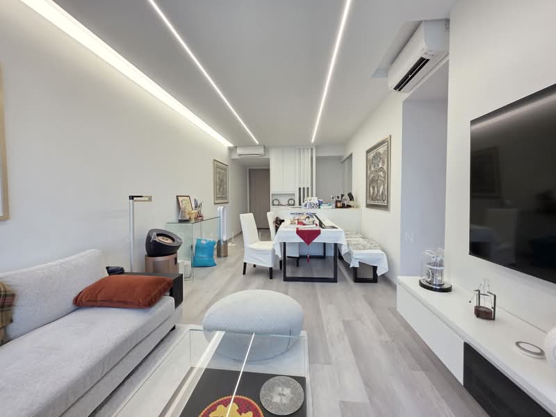 One Amber, 1 Amber Gardens, 2 Bedrooms, 958 sqft, Condominium For Sale, by Jasmine Chan, 500207187 - Living Room - PropertyGuru.com.sg