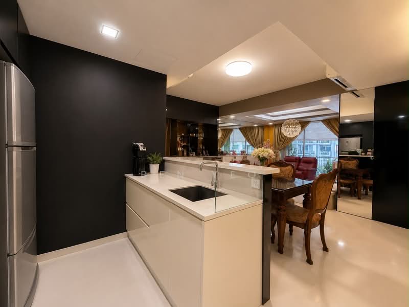 Ferraria Park Condo, 12 Flora Drive, 3 Bedrooms, 1,324 sqft, Condominium For Rent, by Ben Yeo, 500207235 - Kitchen - PropertyGuru.com.sg