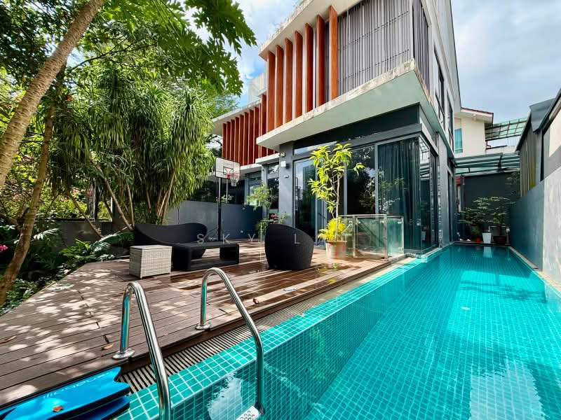 Dyson Road, Dyson road, 5 Bedrooms, 4,633 sqft, Semi-Detached House For Sale, by Sky Lai, 500207240 - Pool deck - PropertyGuru.com.sg