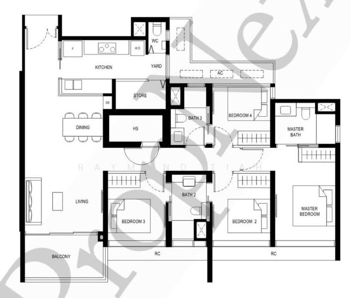Lentor Hills Residences, 37 Lentor Hills Road, 4 Bedrooms, 1,356 sqft, Apartment For Sale, by Raymond Tiah, 500207283 - PropertyGuru.com.sg